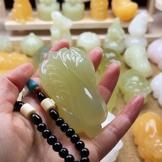 溜***玩玉天然玉石手把件