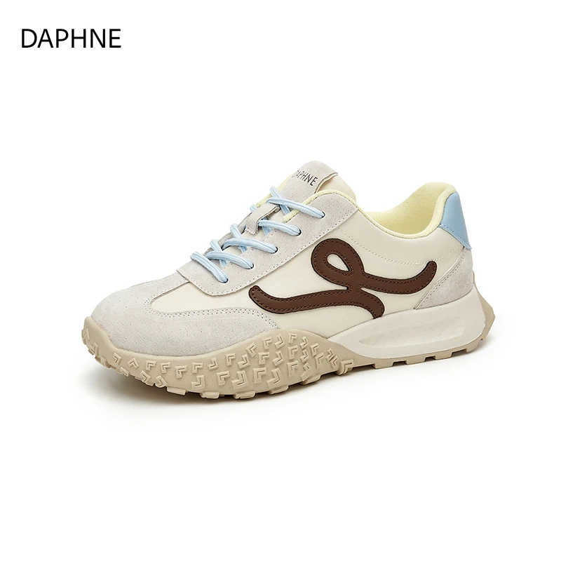 达芙妮2025秋季新款透气潮流舒适时尚休闲阿甘德训鞋BW-25087