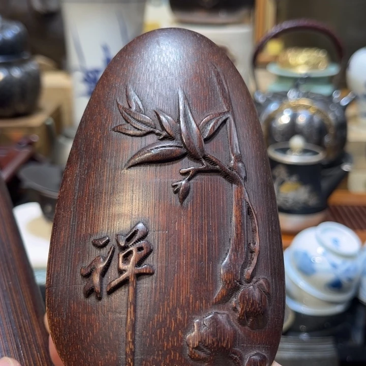 竹中古工艺品摆件