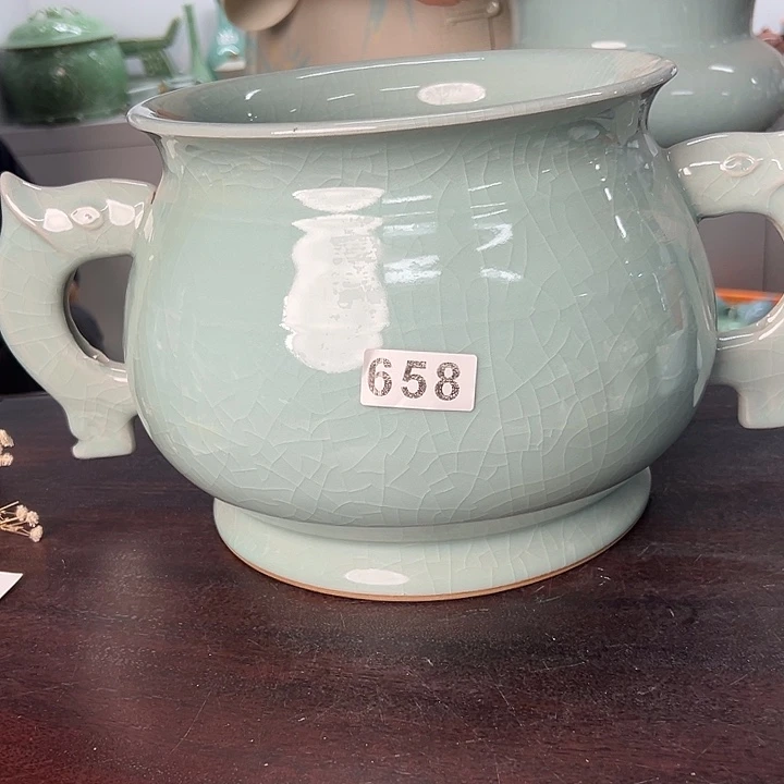 迩***觅小米茶器龙泉云间青瓷