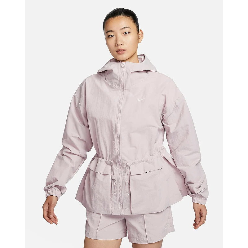 耐克（NIKE）女子休闲运动连帽风衣防晒潮流夹克/外套FN3670-019