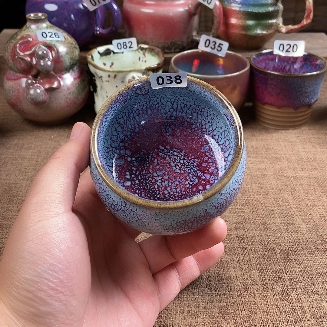 瓷片钧瓷茶壶茶具
