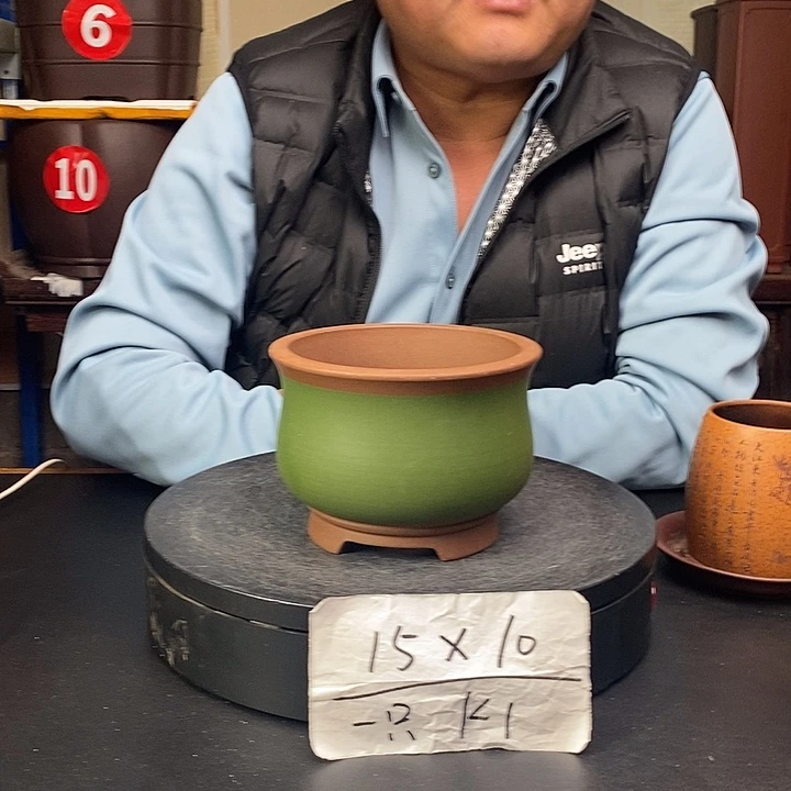 紫砂花盆货号一只K1
