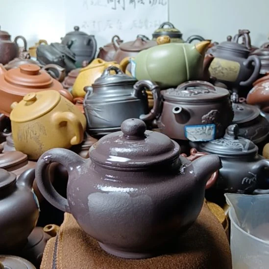 茶壶紫砂宜兴原矿天青泥柴饶手工380cc紫砂壶