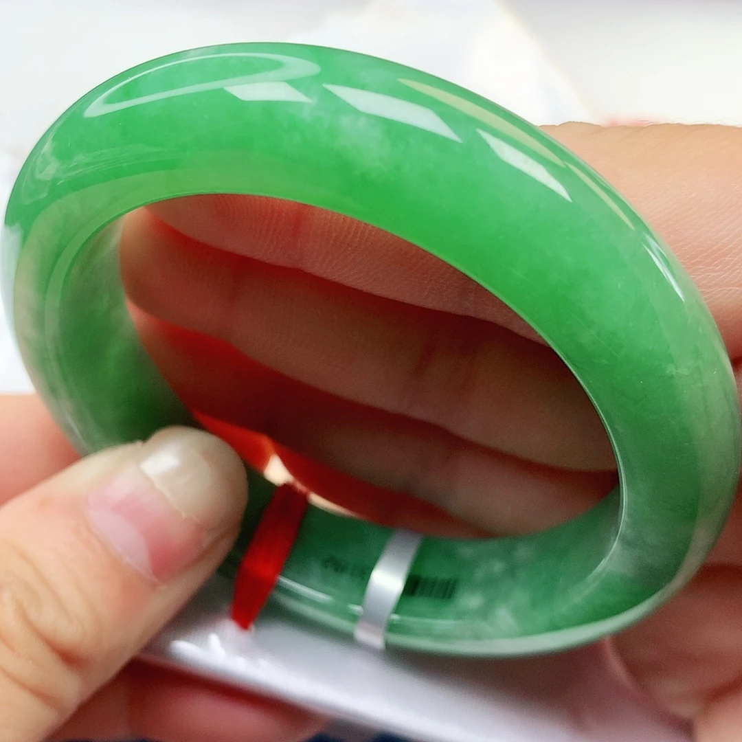 未镶嵌手镯翡翠166号完美缅甸纯天然A货翡翠强推