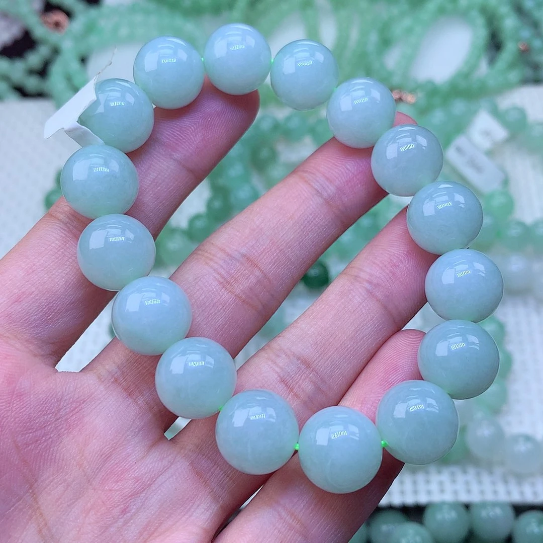 翡翠未镶嵌毛衣链