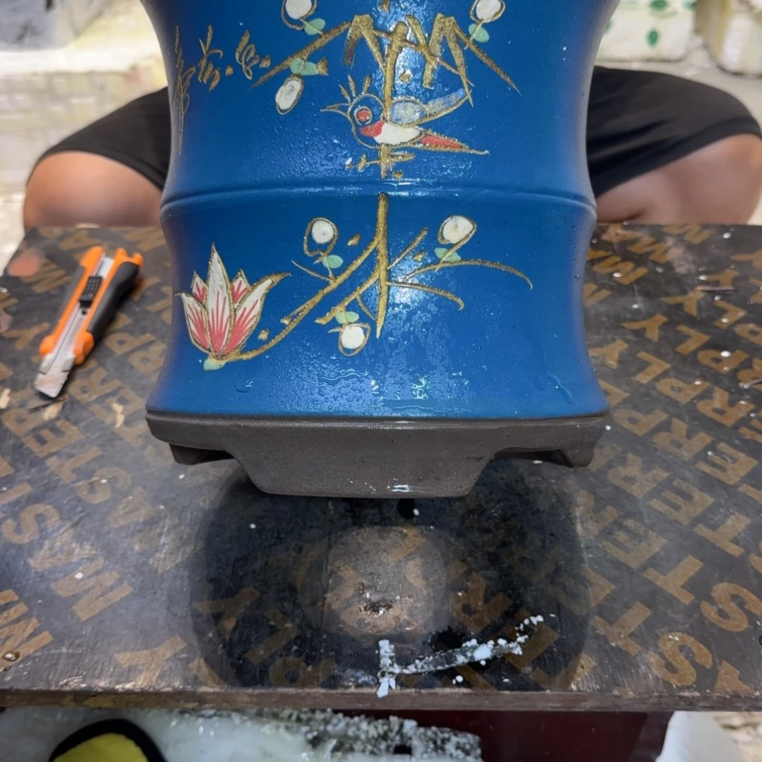 紫砂花盆口径16.18口径