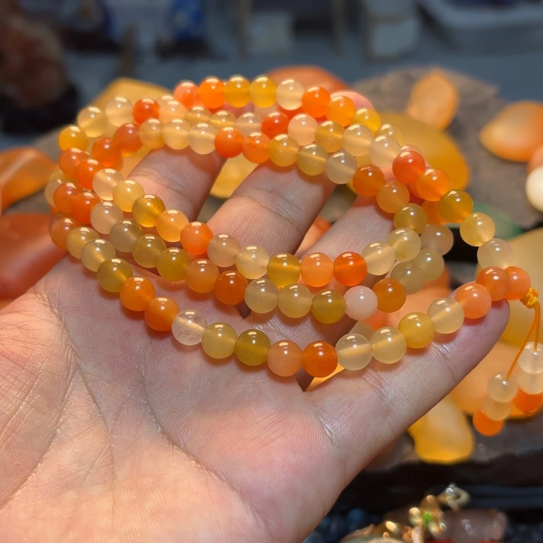 非***日石英岩玉串未镶嵌