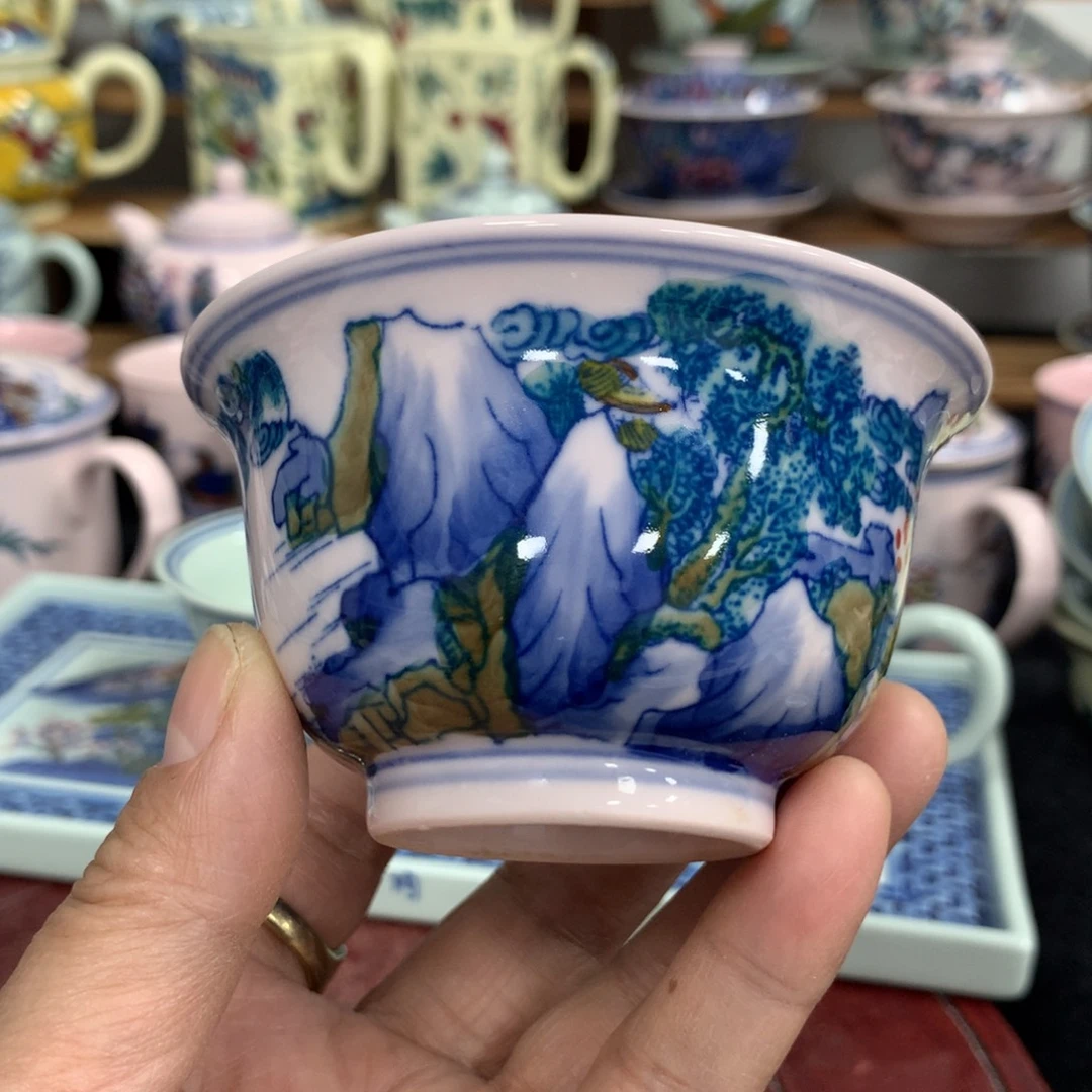 景德镇陶瓷 碗 杯盘 碟 壶 各种…