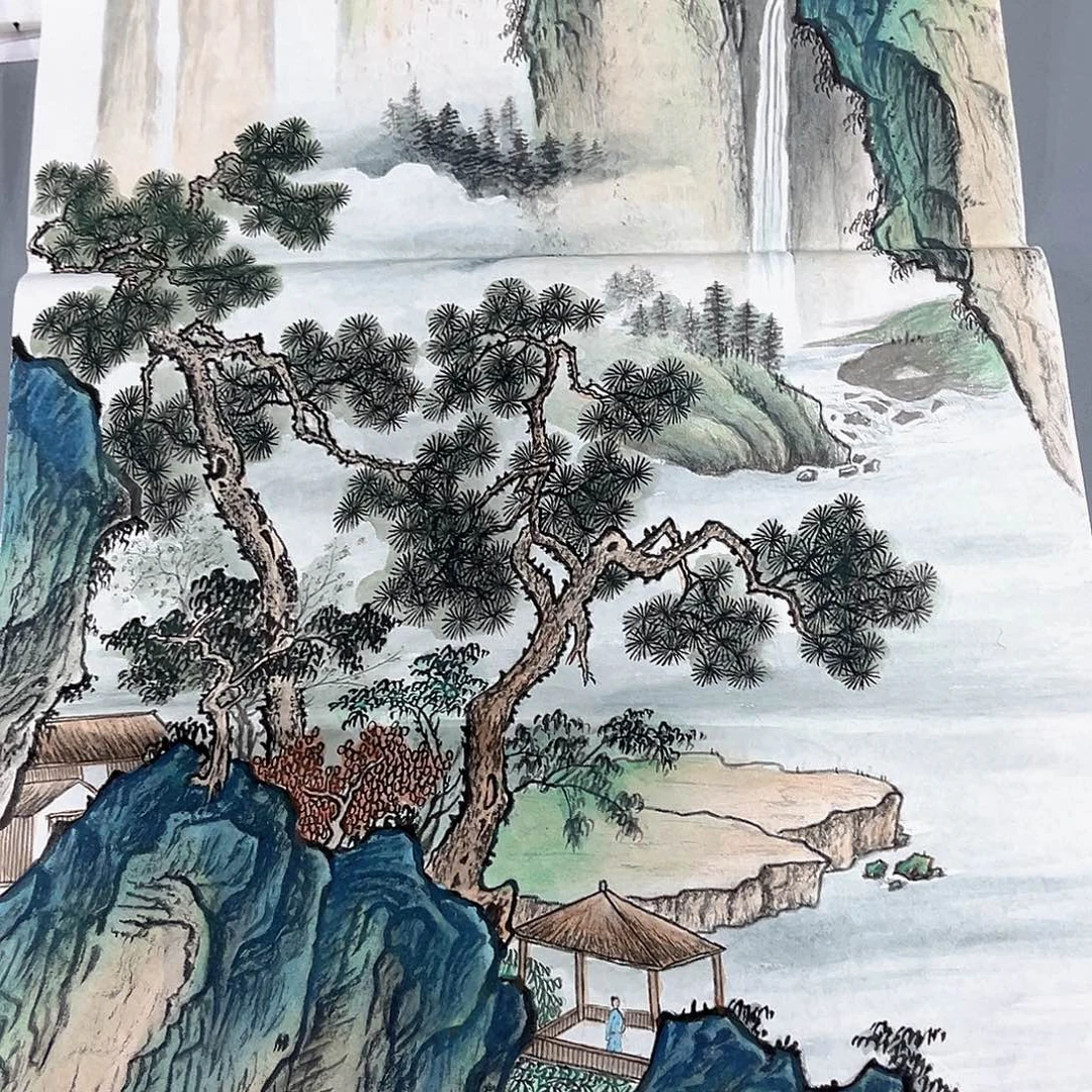 国画国画老师手绘作品