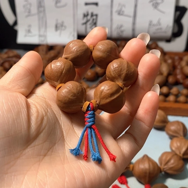 手串橄榄核0291精品蒜头铁核6颗
