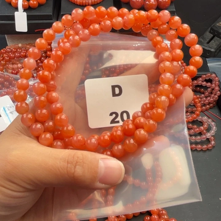 南红玛瑙未镶嵌多样性发货默认微瑕称重7mm