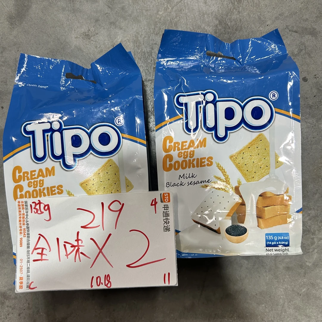 219 tipo面包干135g（到手2袋）