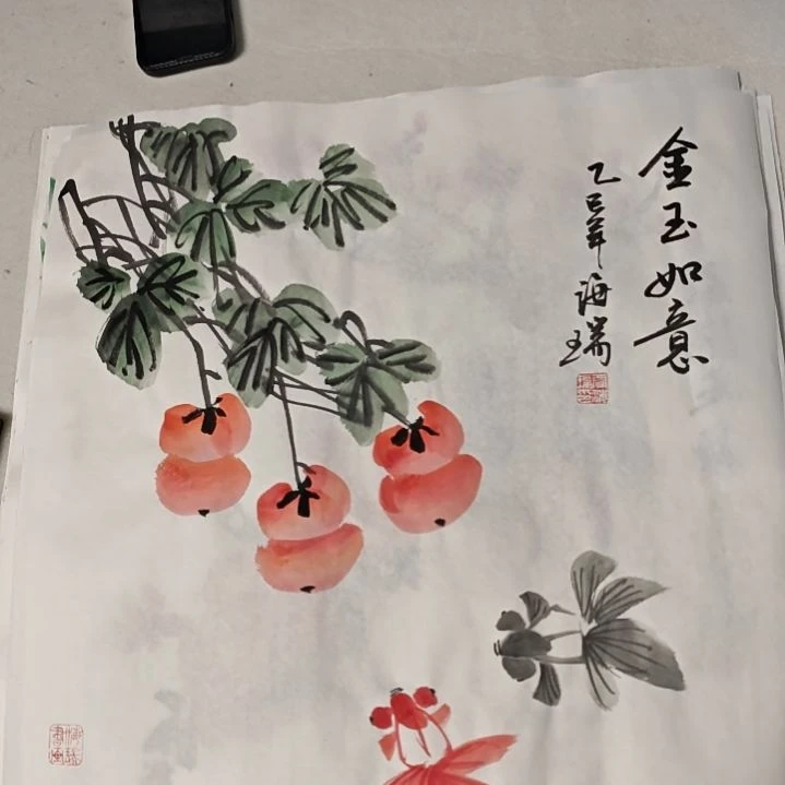 国画贾海瑞老师现场定制