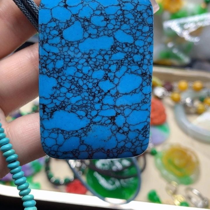 玛瑙/玉髓颈饰合金吊坠