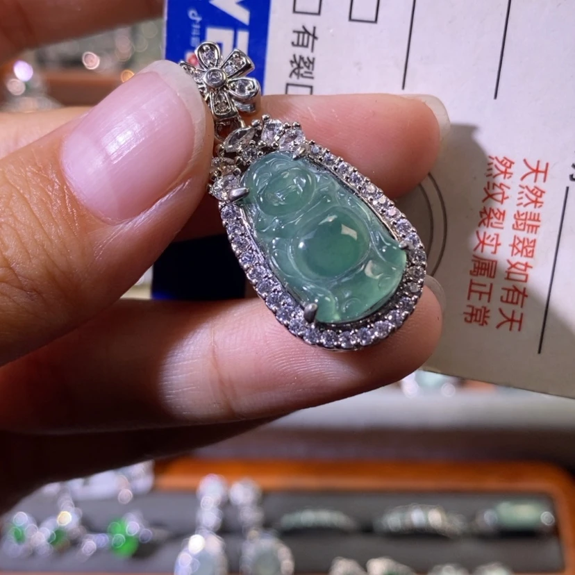 【闪购商品】翡翠未镶嵌颈饰