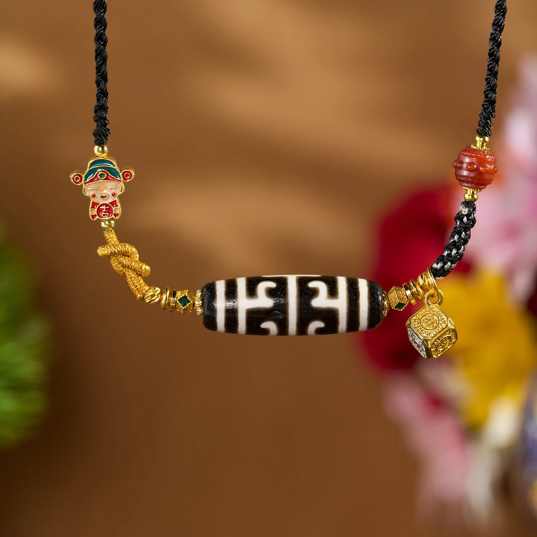 （一芳）黑白珠珠项链 U6SKR