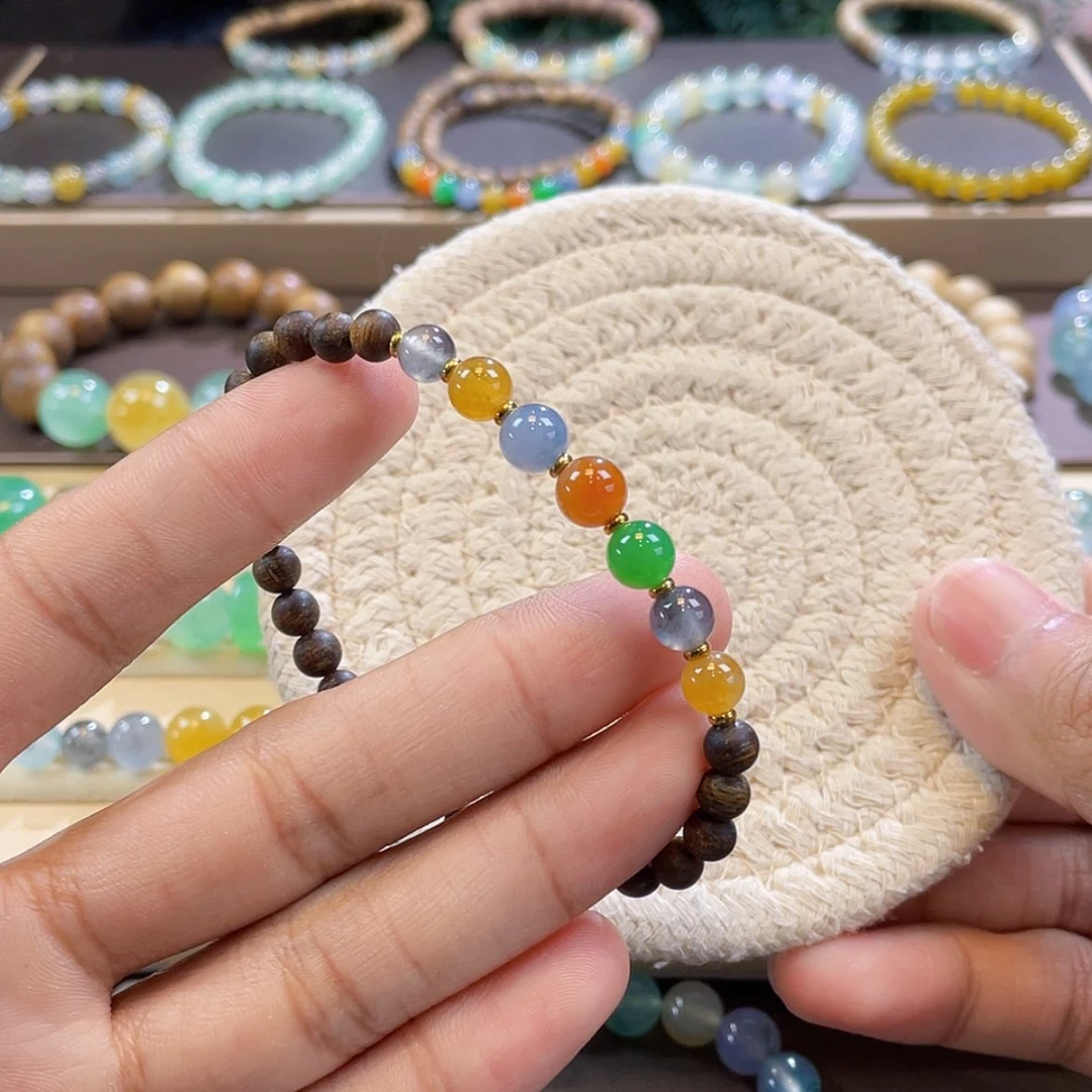 【闪购商品】颈饰未镶嵌翡翠卡6-7浓彩多宝