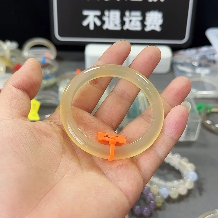 玛瑙/玉髓手镯未镶嵌冰*神