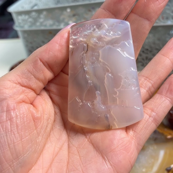 玛瑙/玉髓未镶嵌吊坠(不含链)