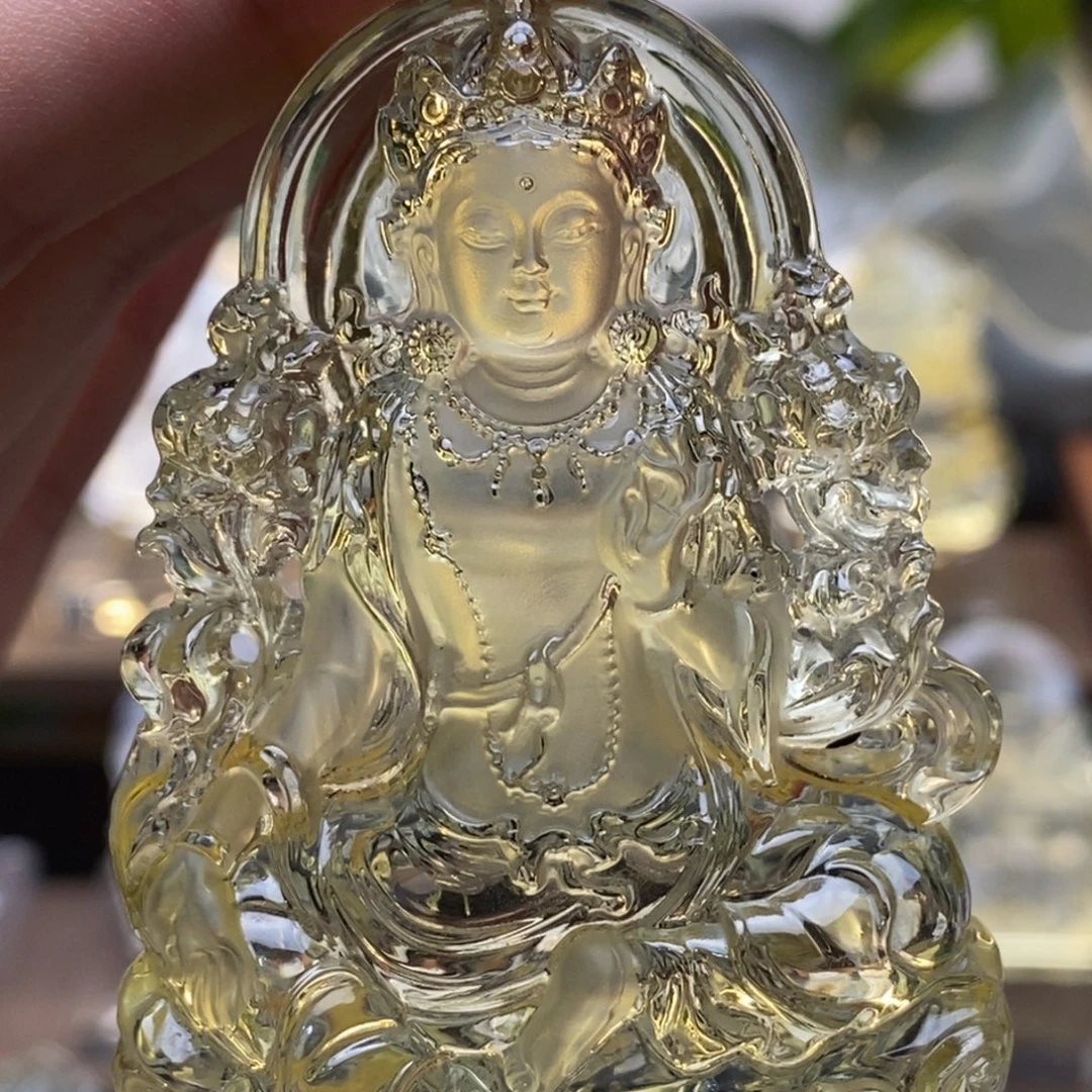 我***球吊坠(赠链)未镶嵌水晶