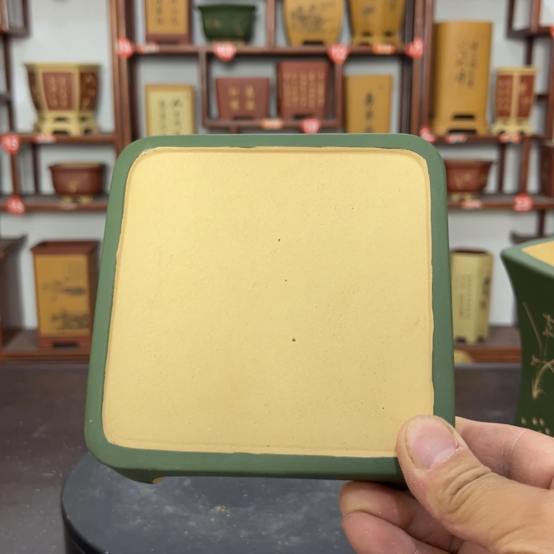 紫砂花盆扯*子紫砂花盆