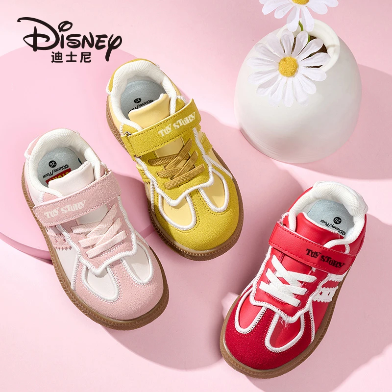 迪士尼童鞋2025年秋季新款女童运动鞋儿童板鞋防滑轻便百搭休闲鞋