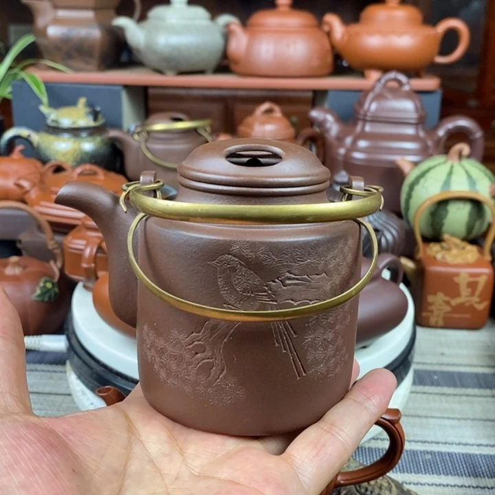 醒***木紫砂茶壶双十一特价320cc
