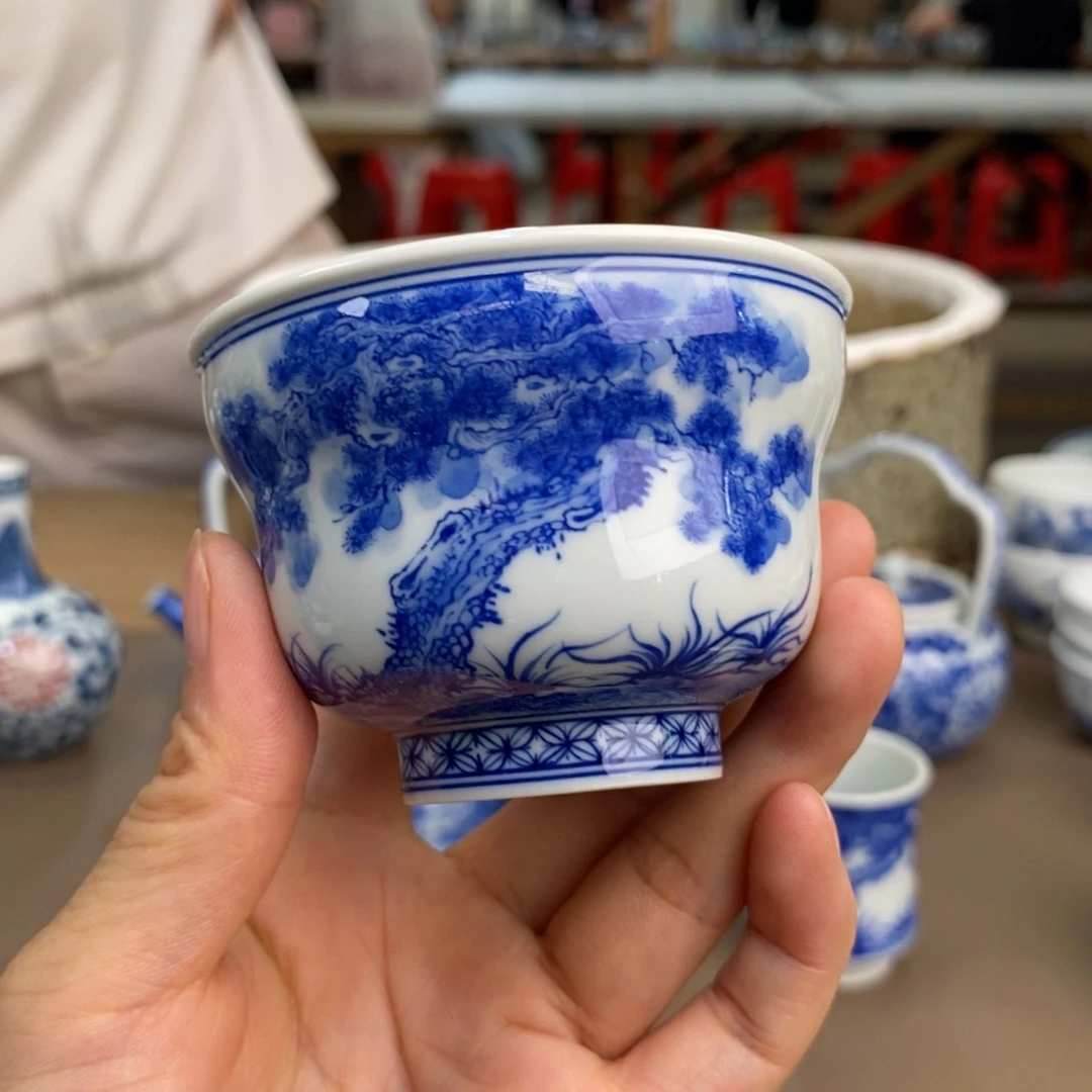 杯景德镇陶瓷手工手绘