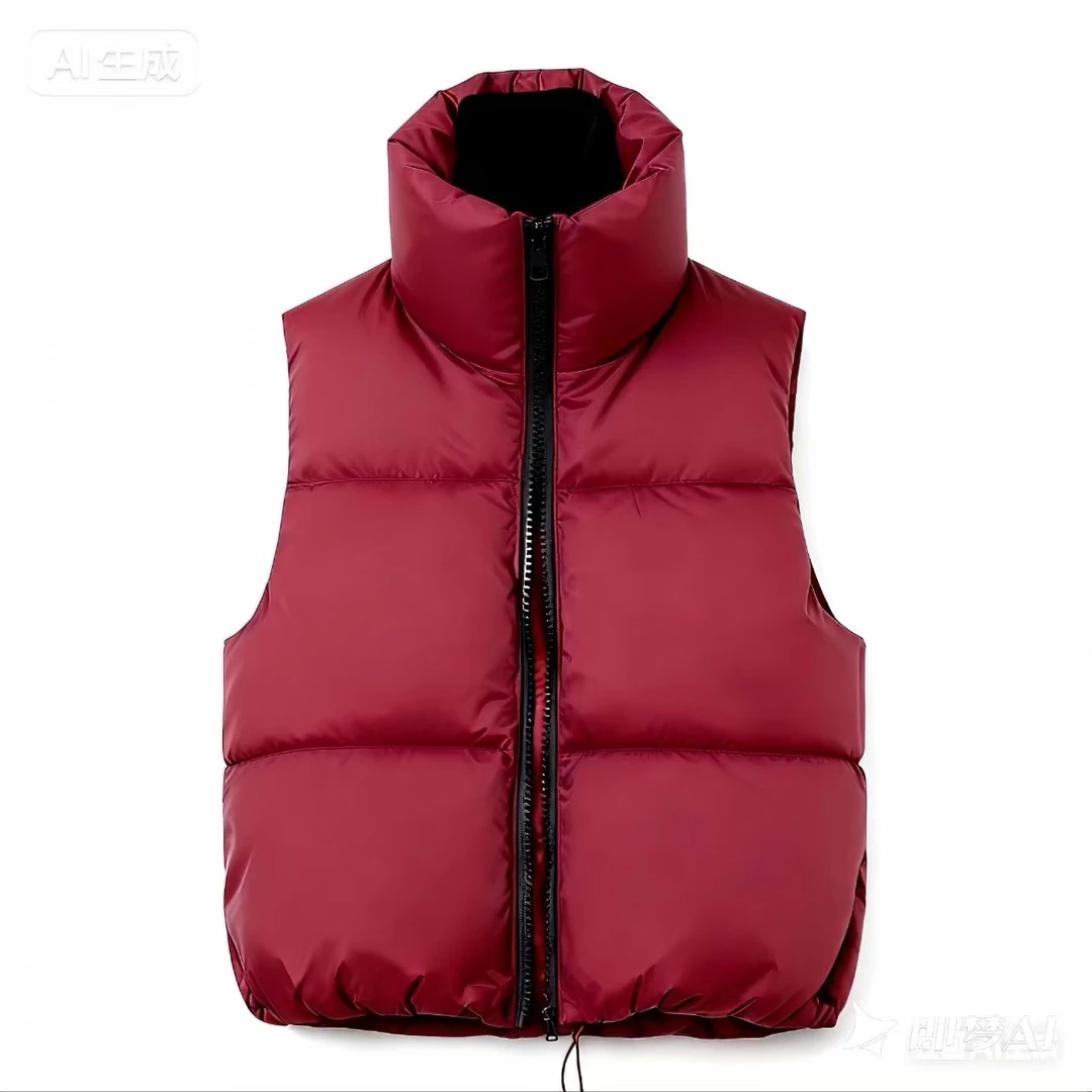 女士冬季棉马甲秋冬短款时尚休闲百搭外穿小个子坎肩背心