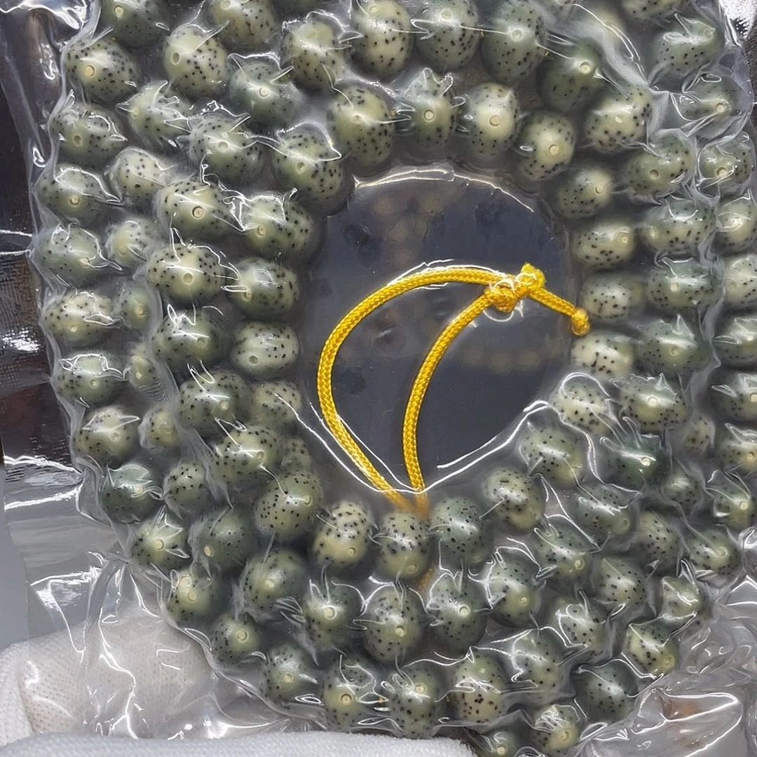 配***儿星月菩提手串11-9，一线天稀散细星