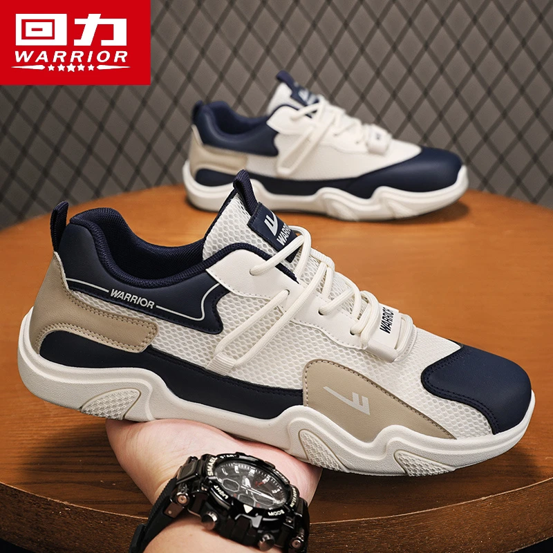 回力夏天透气男鞋网面运动一脚蹬休闲鞋子2025新款男士开车专用鞋