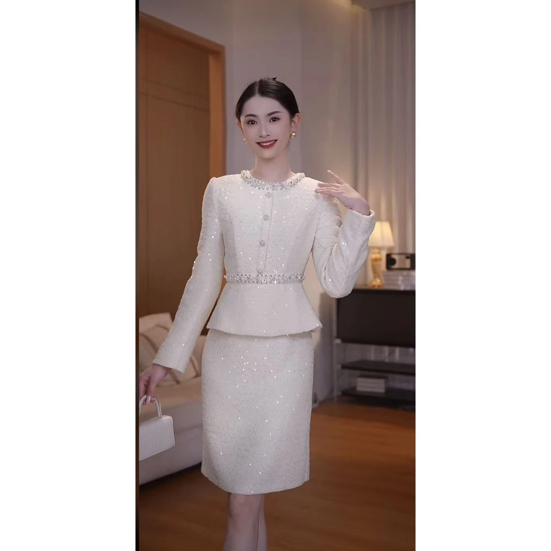 【少量现货】3113囯内设计师品牌女装气质收腰连衣裙