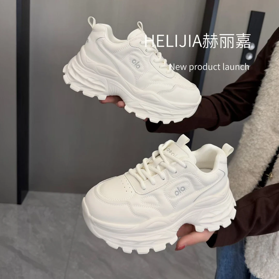 ［赫丽嘉］面包老爹鞋升级版，简约大气上档次泡发底6.5cm舒服到爆！