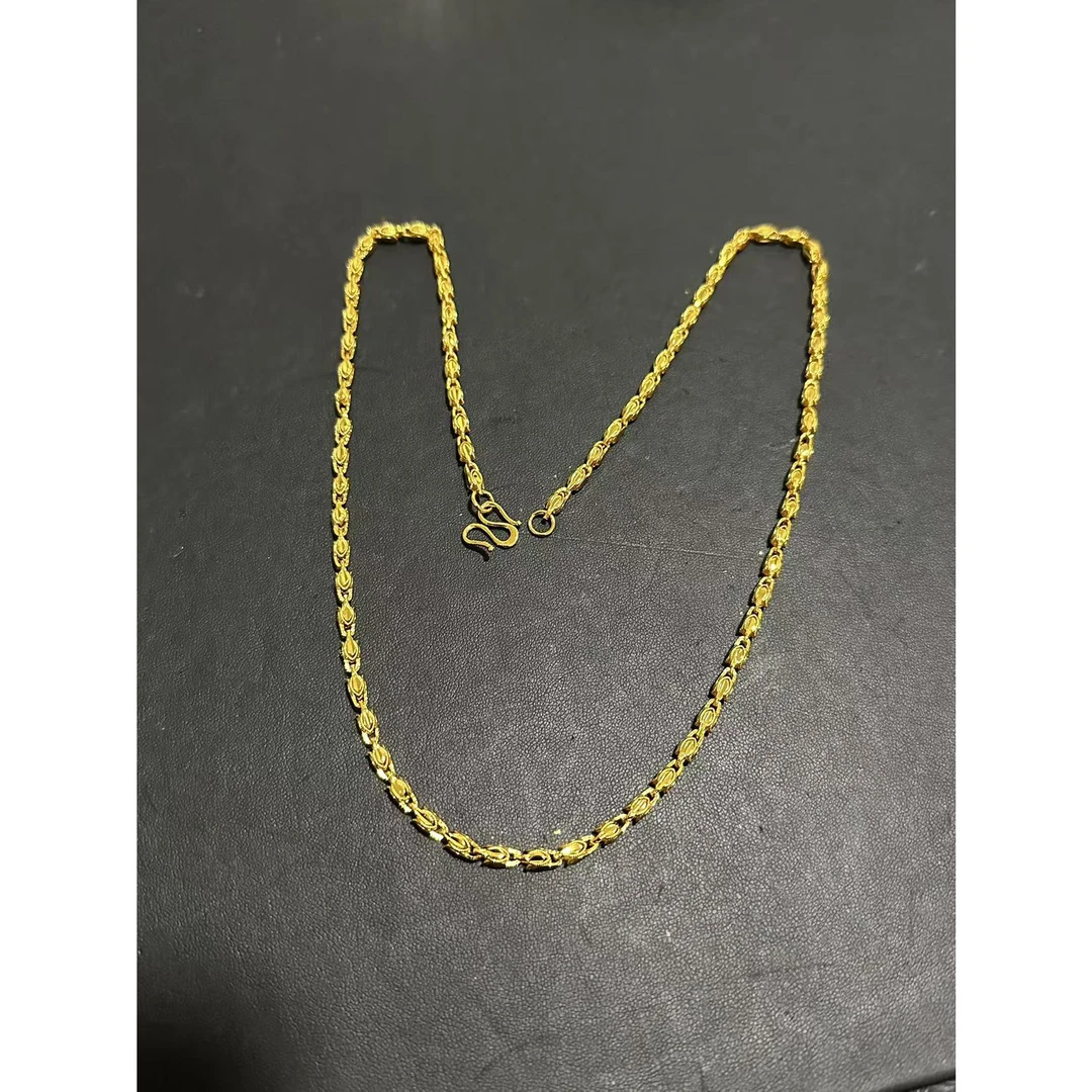 链子足银 链子足银 收藏级轻奢时尚气质简约精致项链JD1226269