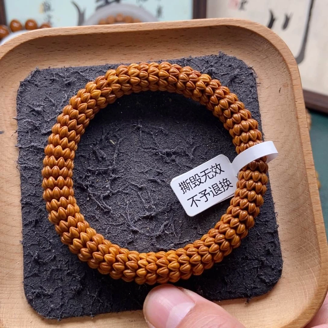 紫金鼠手串11mm黄金甲莲花