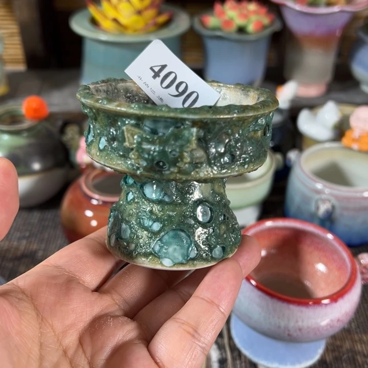 口6 手工花盆满30包邮