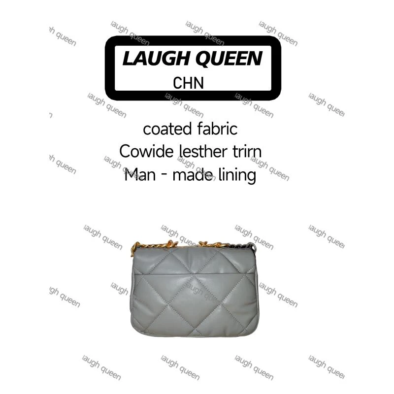 Laugh Queen手工打造真皮女士包 A 0919 灰色