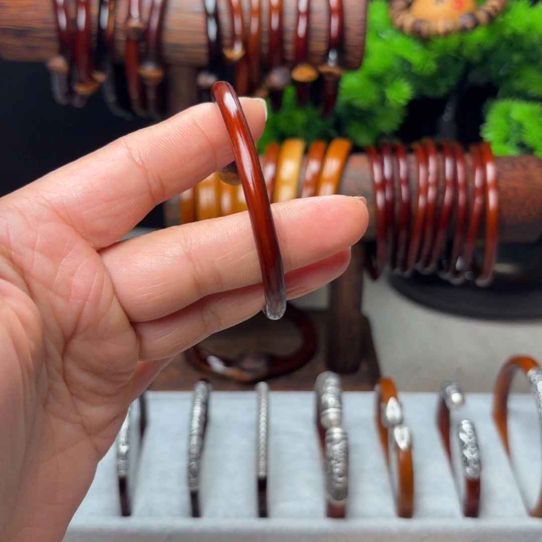 至***人木质非金属鸡血藤手镯