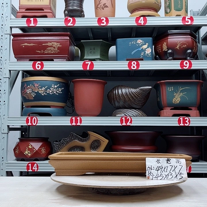 紫砂花盆紫砂花盆