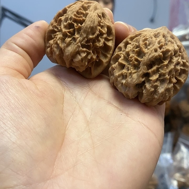 文玩核桃把件42野牛小众