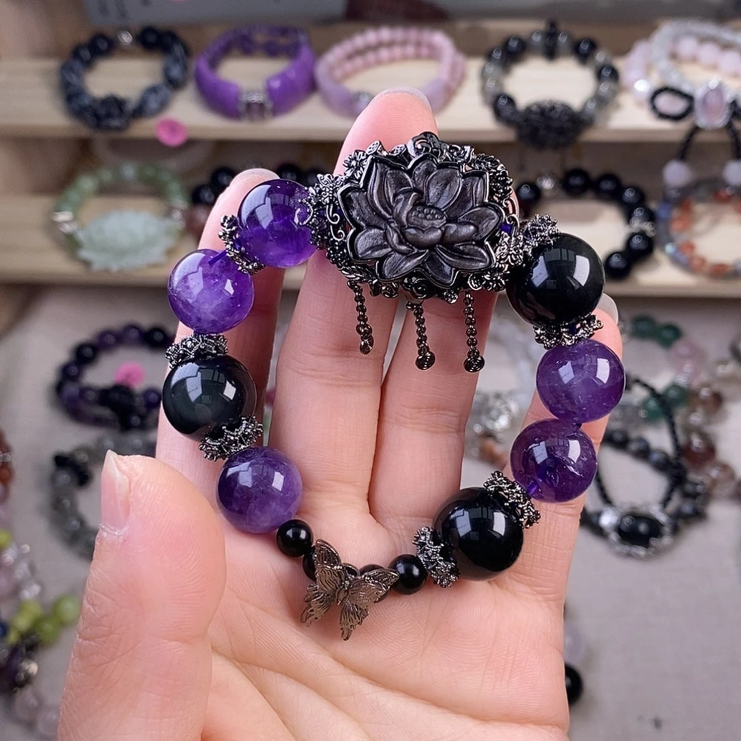 玛瑙/玉髓手链未镶嵌15毫米