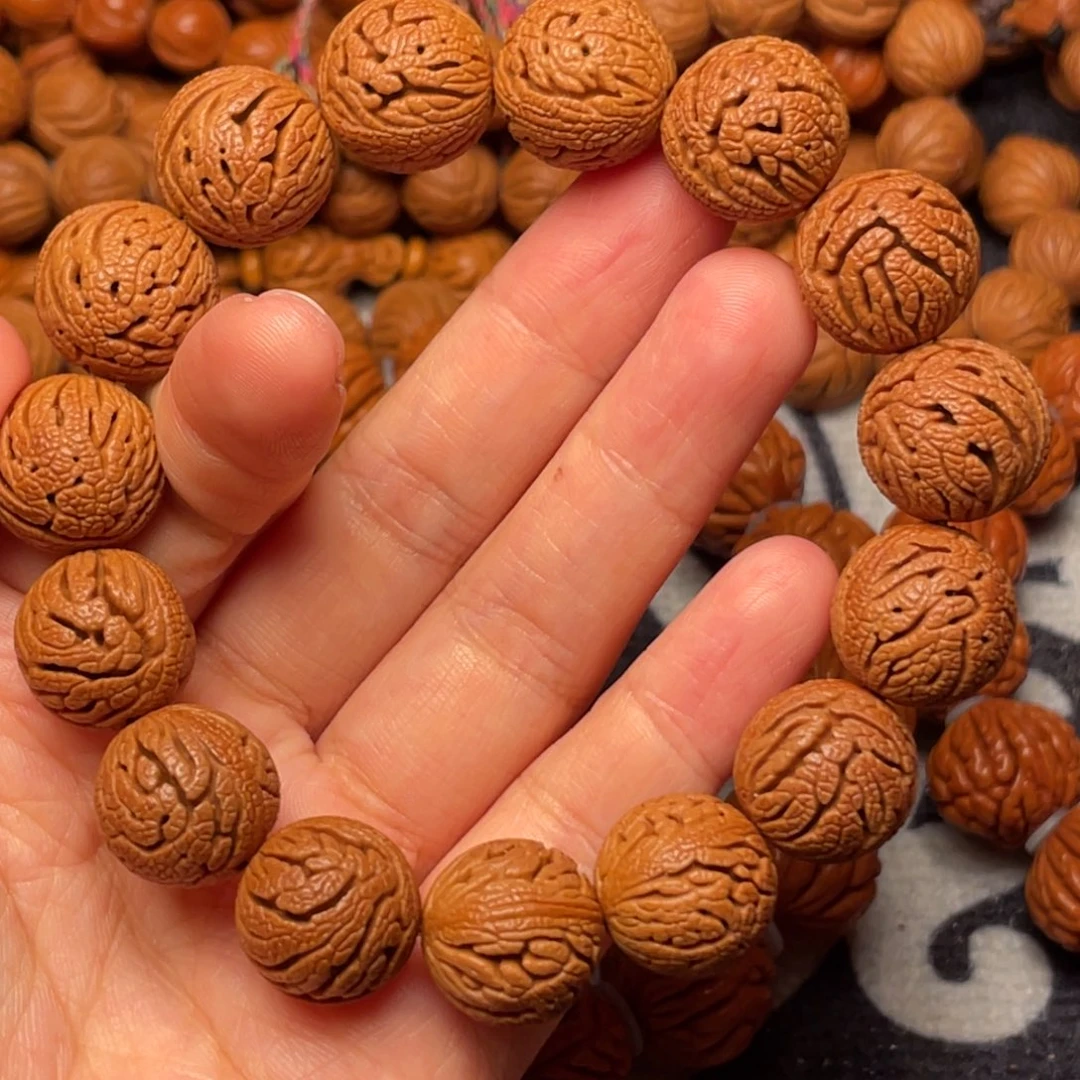 桃核手串龙纹桃核