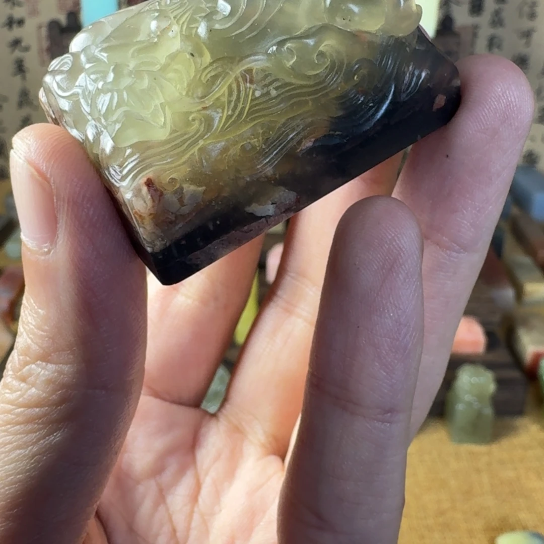 红***日昌化石印石青田北山