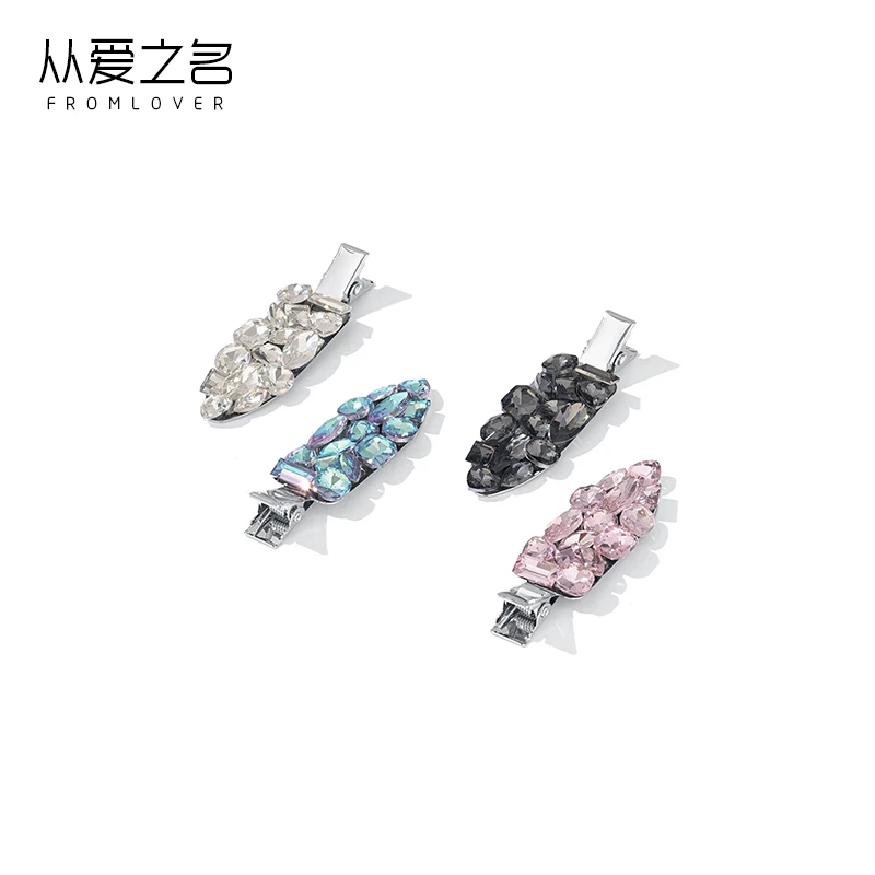 FROMLOVER/从爱之名高光碎钻刘海发夹【自由搭配颜色】