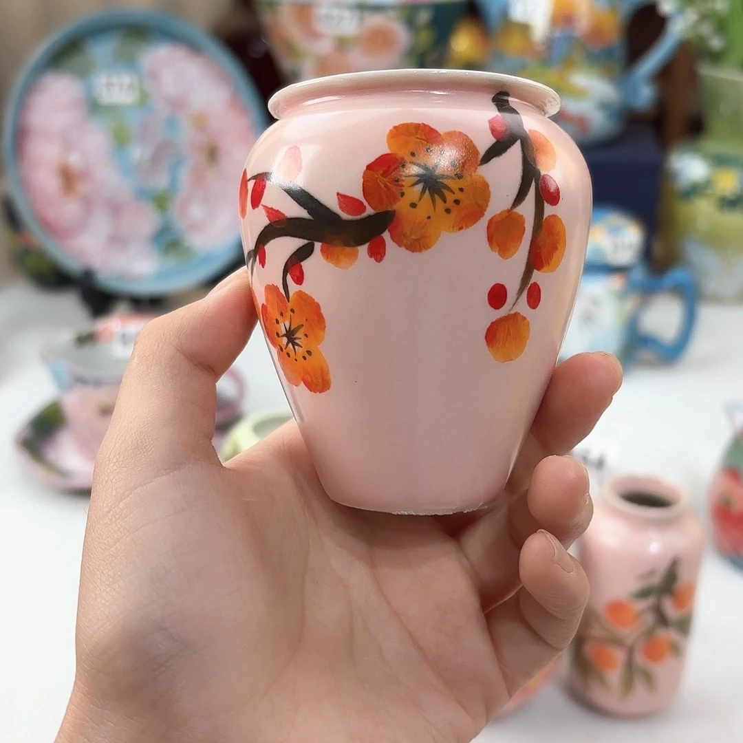 景德镇手绘高温釉下彩陶瓷茶具