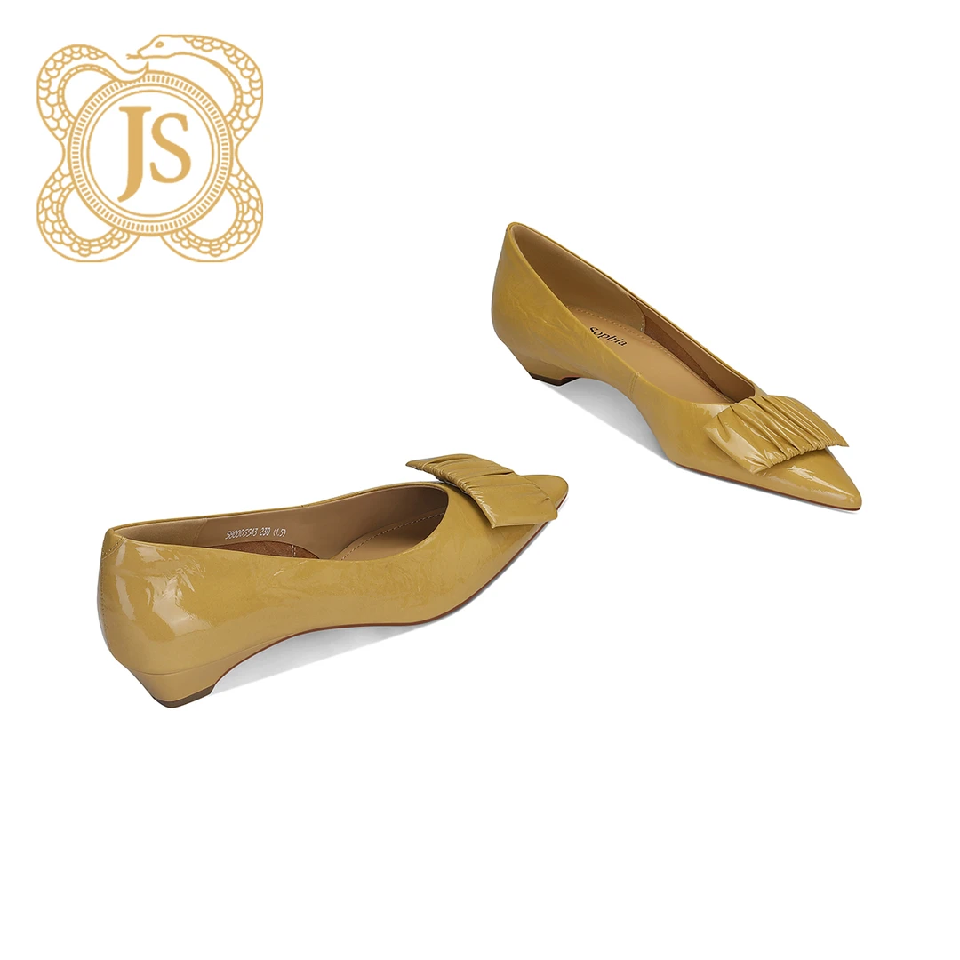 已开价，5800D5543气质百搭真皮夏季粗跟高跟浅口尖头优雅方扣跟鞋