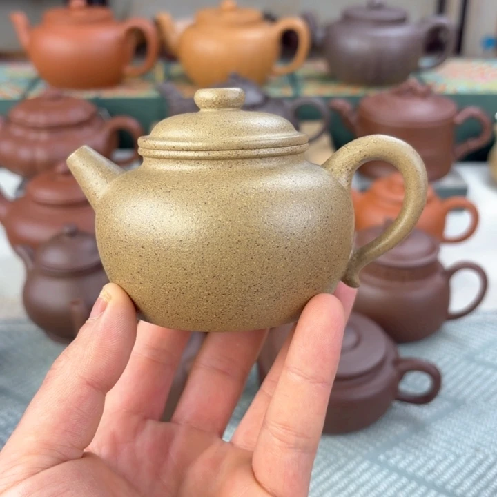 紫砂茶壶微瑕 大彬圈钮 降坡泥 175cc