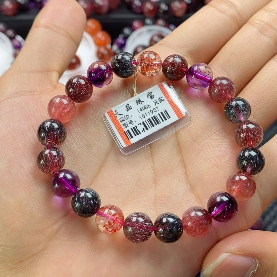 水晶手链未镶嵌F****o黑加仑超七1511907