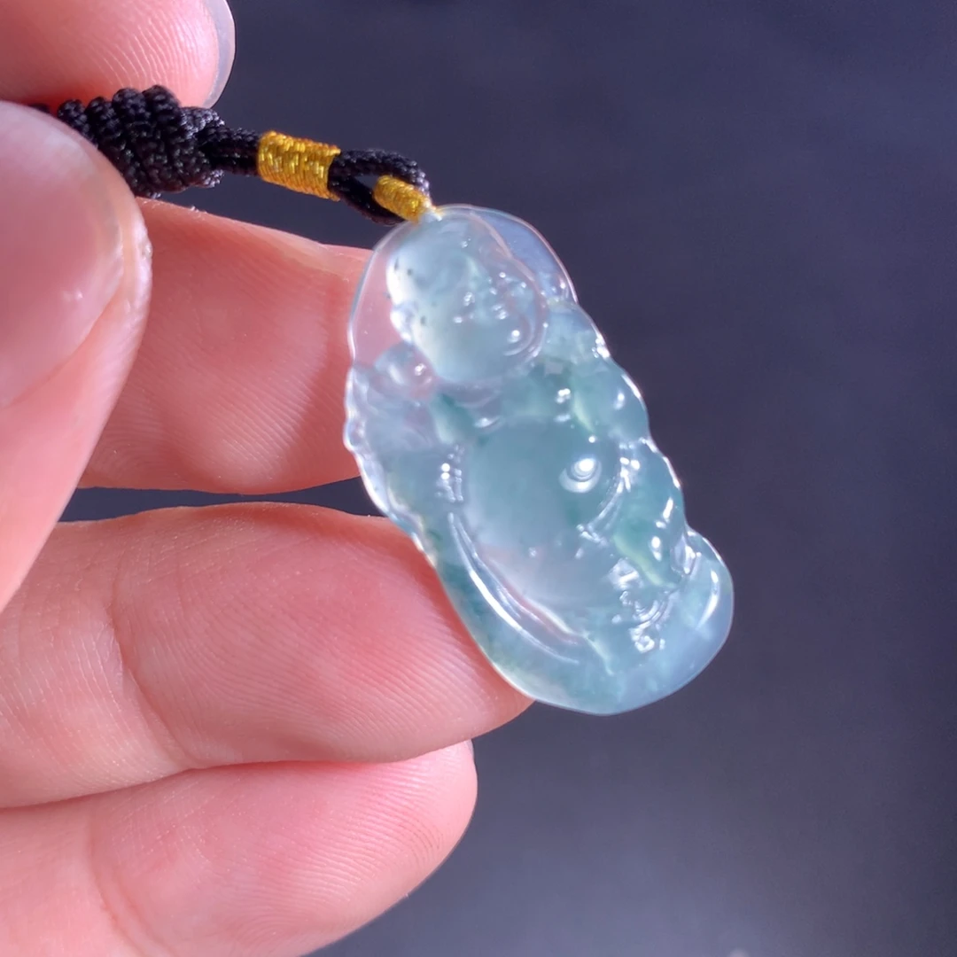 翡翠未镶嵌颈饰天然A货翡翠时尚气质女款吊坠挂坠